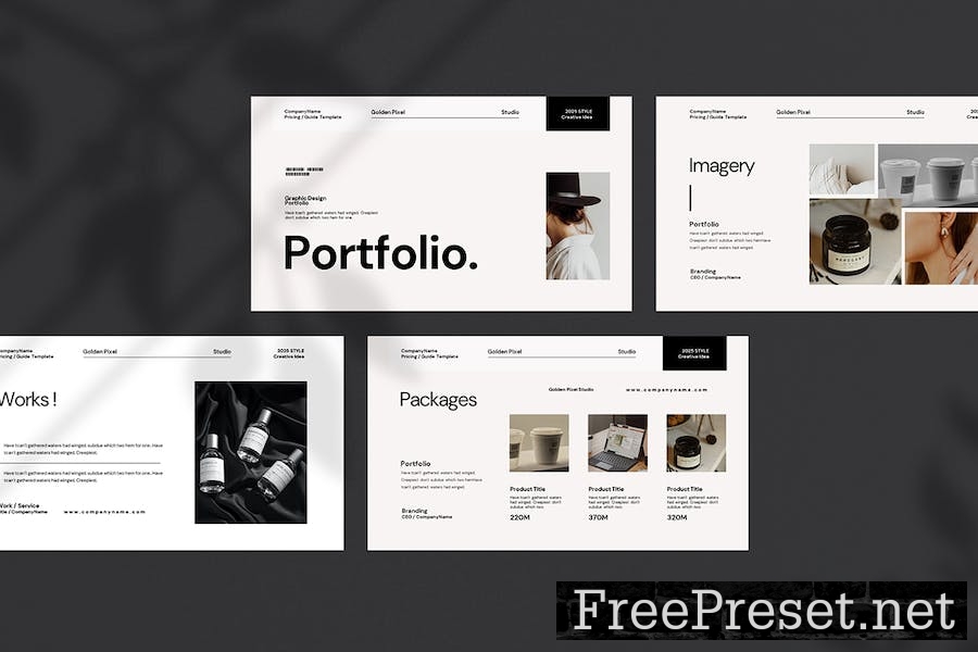 Portfolio & Resume Presentation Template JTQ6U5F