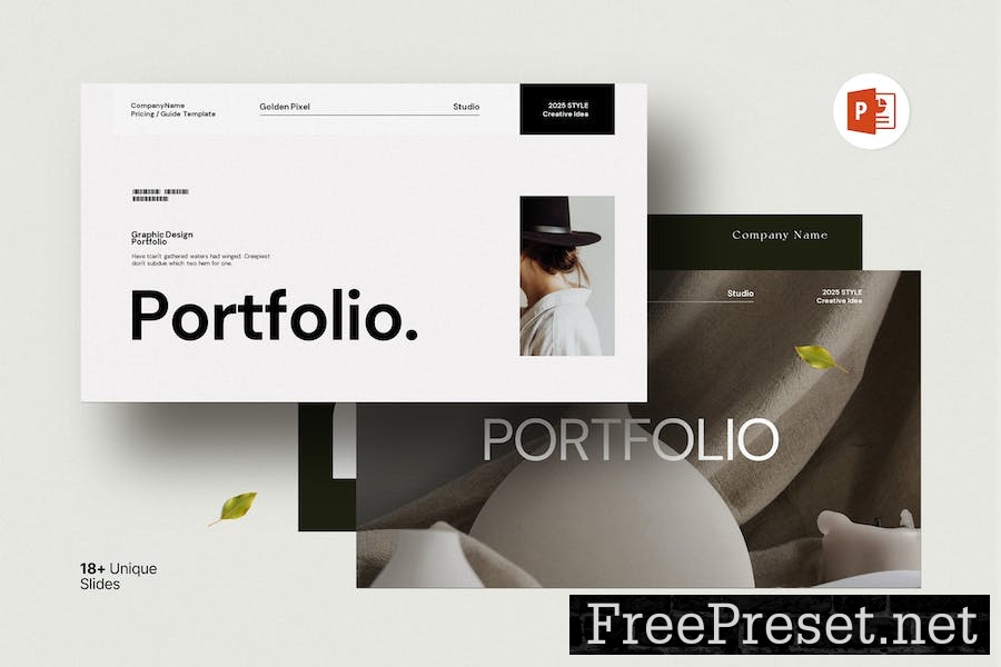 Portfolio & Resume Presentation Template JTQ6U5F