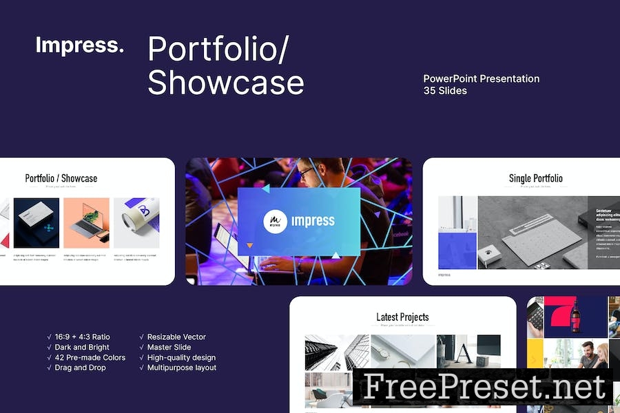 Portfolio / Showcase PowerPoint Presentation