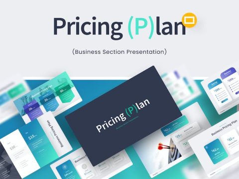 Pricing Plan Professional Google Slides Template 4L3SG9G