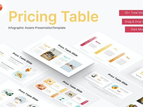 Pricing Table Infographic PowerPoint Template PTMBBFM