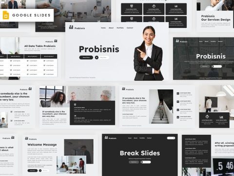 Probisnis - Business Google Slides Template MCXNMTF