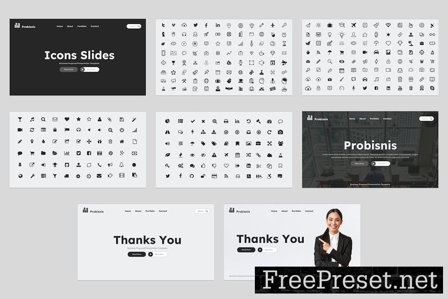 Probisnis - Business Keynote Template VDRHSE4