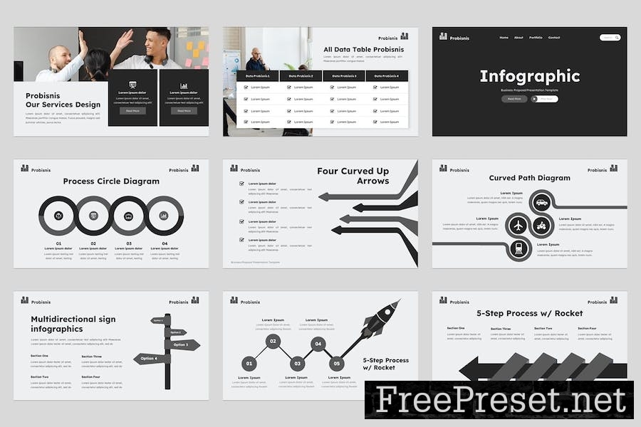 Probisnis - Business Keynote Template VDRHSE4