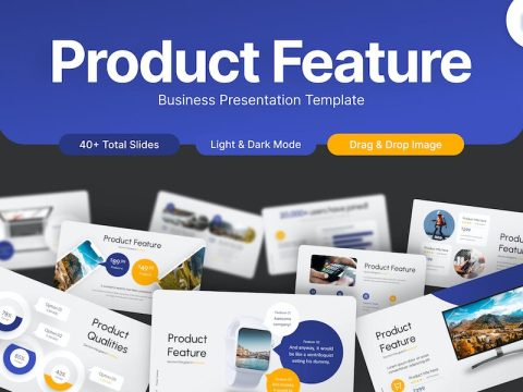 Product Feature Professional Keynote Template ZMKW9FT