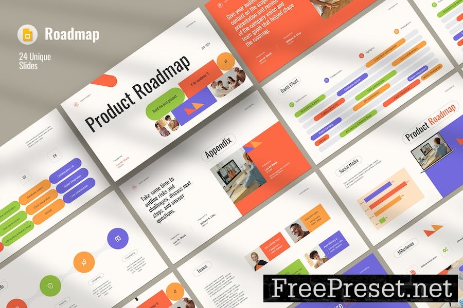 Product Roadmap Google Slide Presentation