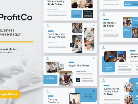 PROFITCO - Digital Marketing Google Slides