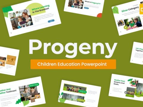 Progeny Colorful Creative Education Google Slides BQSPWR6