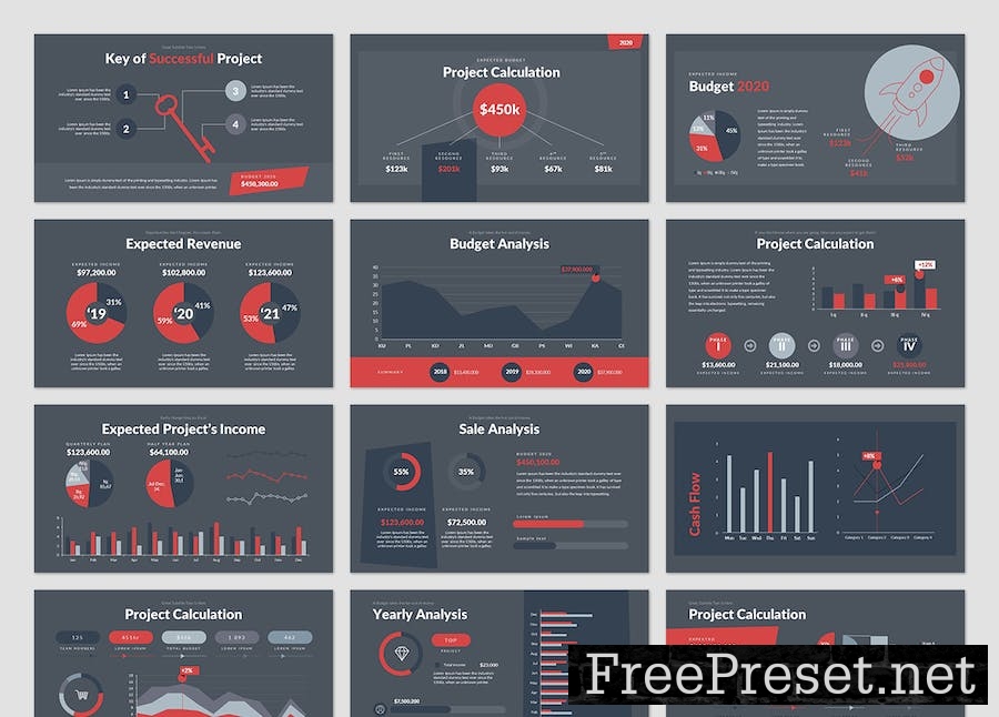 Project Calculation PowerPoint Presentation YSLQ6E7