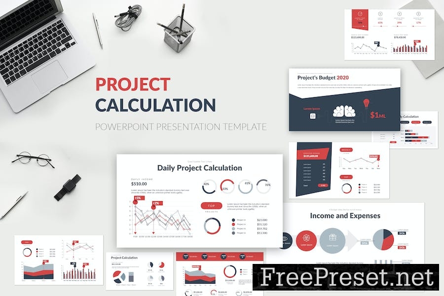 Project Calculation PowerPoint Presentation YSLQ6E7