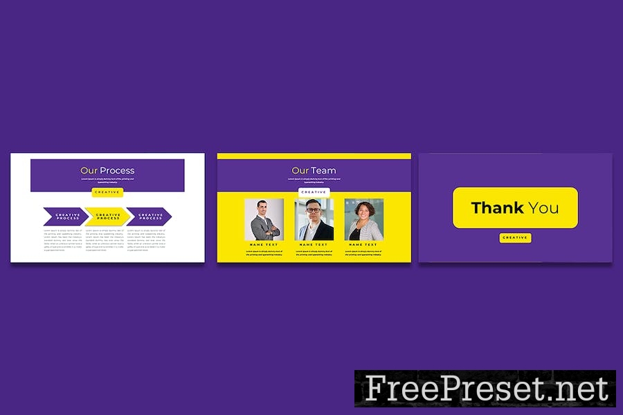 Project Management - Google Slides Template HTKR94C