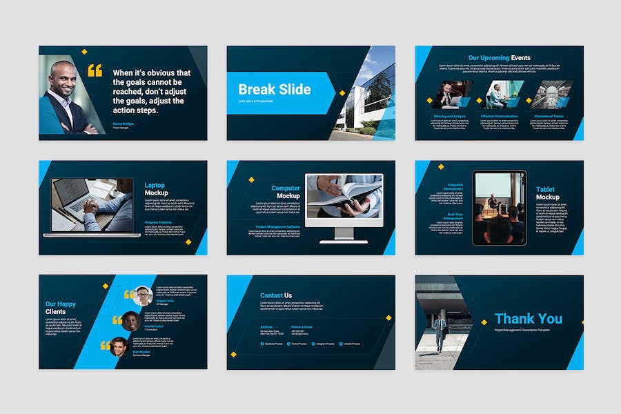 Project Management Keynote Template KNZ9A5D