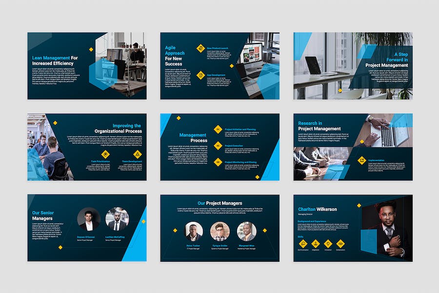 Project Management Keynote Template KNZ9A5D