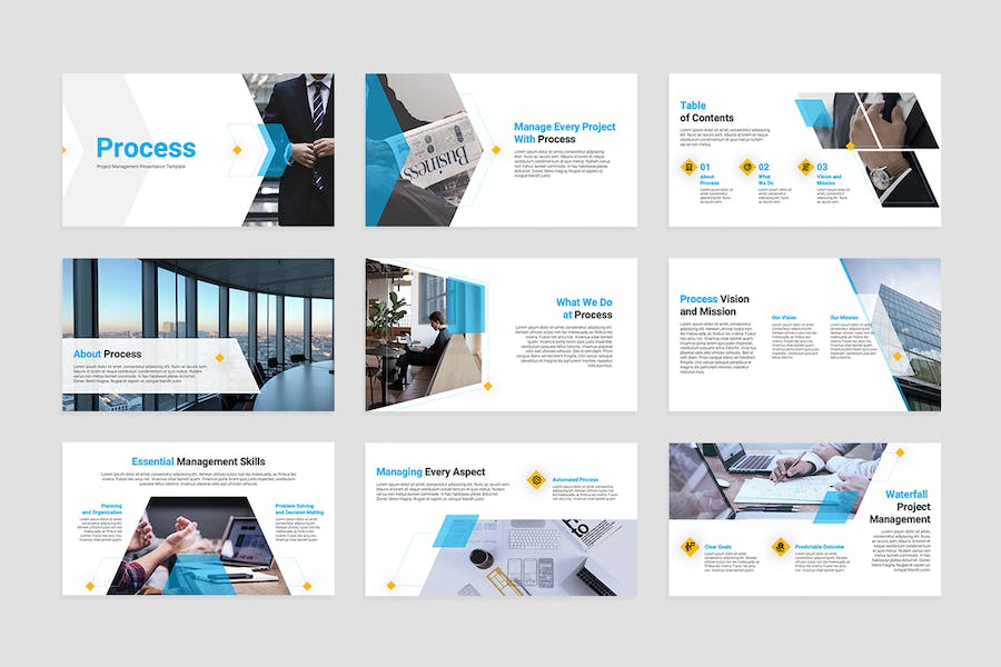 Project Management PowerPoint Template AARCMPE