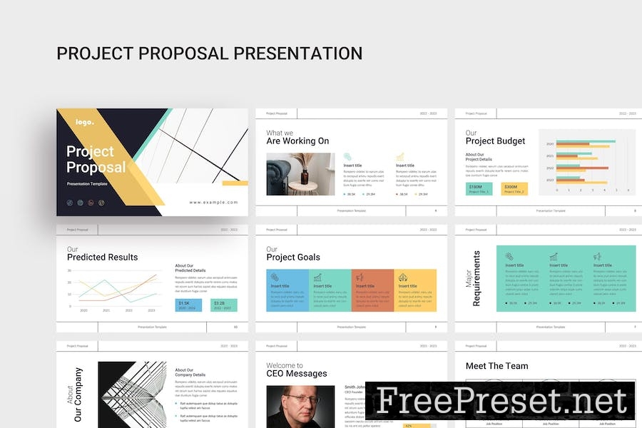 Project Proposal Google Slides Presentation R4V5A6T