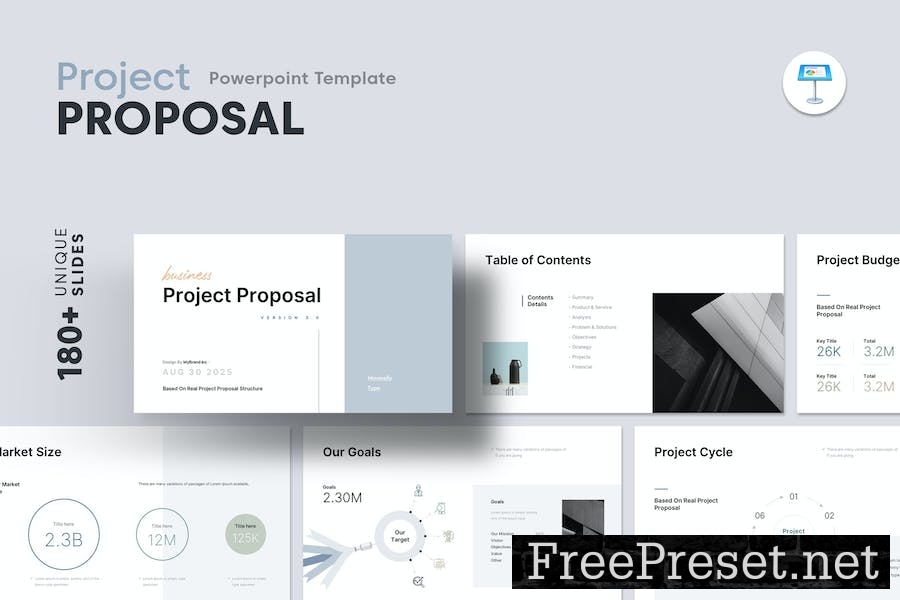 Project Proposal Keynote Template WEVQPHA