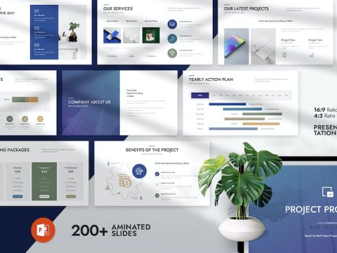 Project Proposal PowerPoint Template MVXMDRL