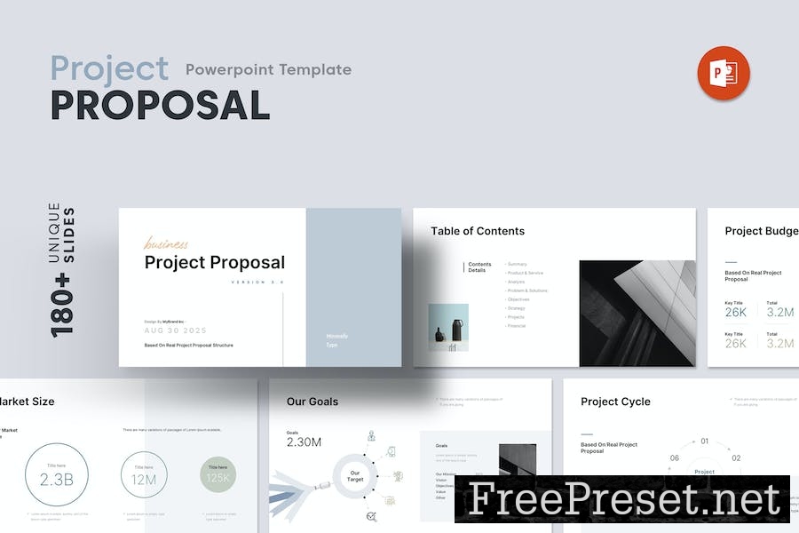 Project Proposal Powerpoint Template PYEB5G7