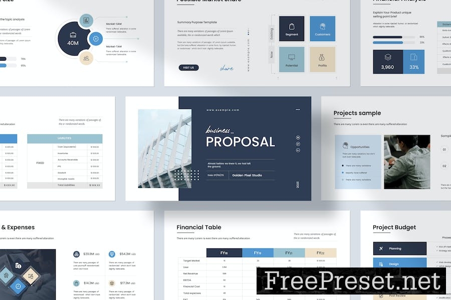 Project Proposal Presentation Template EN8XCC5