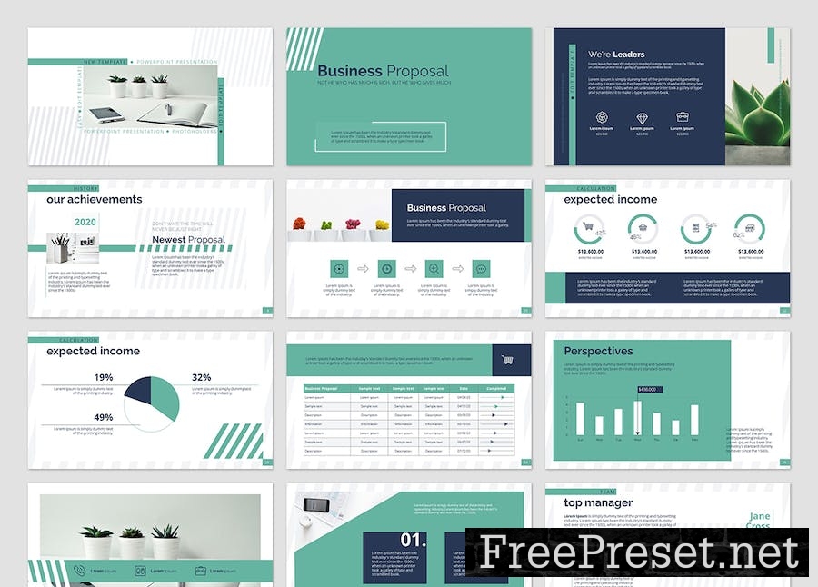 Proposal PowerPoint Presentation Template S72LW7N