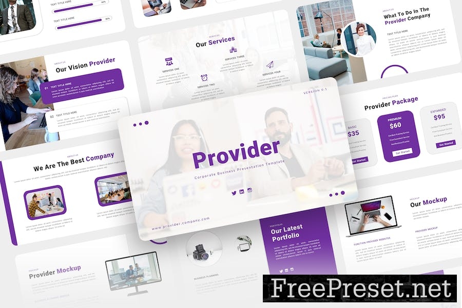 Provider - Corporate Business Keynote Template NWQ7DGU