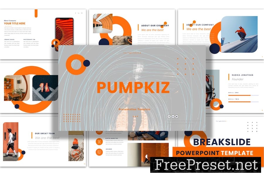 Pumpkiz - Powerpoint Presentation Template BDXEJVN