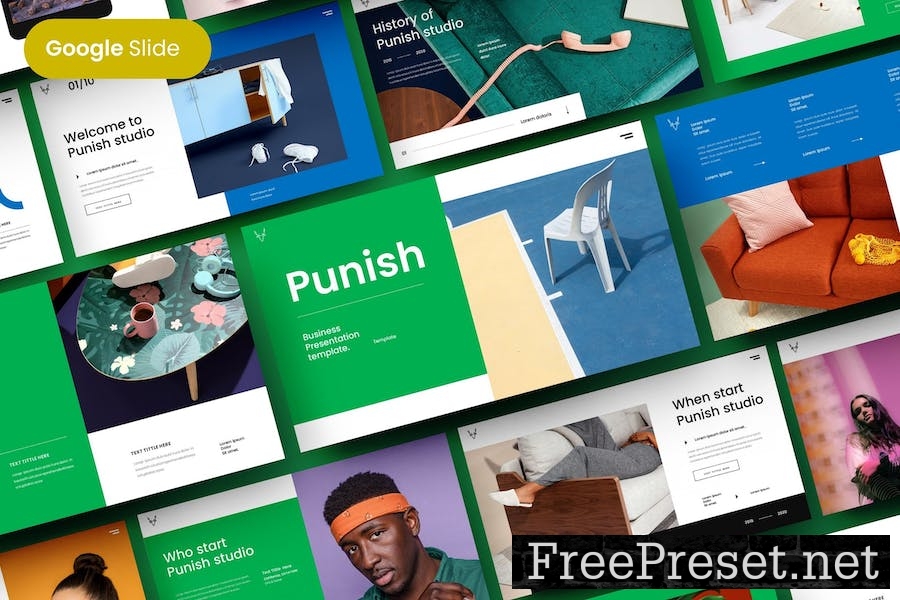 Punish - Business Google Slide Template VGXJCYS