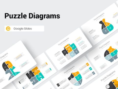 Puzzle Diagrams Google Slides Presentation