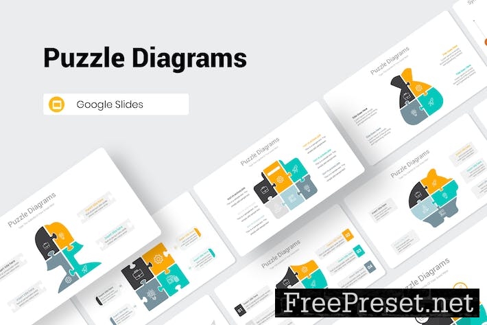Puzzle Diagrams Google Slides Presentation