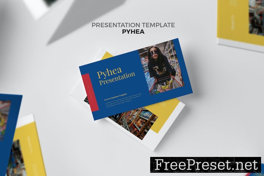 Pyhea : Grocery Business Powerpoint ATW6DD4