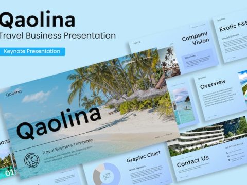 Qaolina - Travel Business Presentation Template