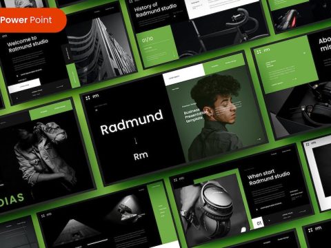 Radmund – Business PowerPoint Template VYJGECA