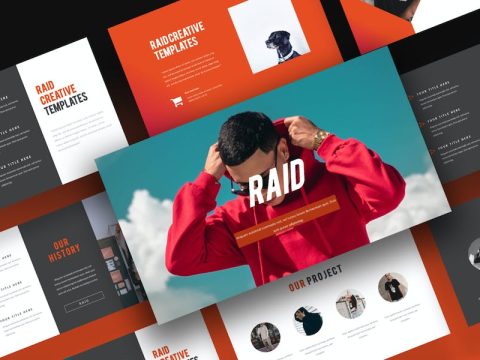 Raid Creative Powerpoint Template FRAMSX6