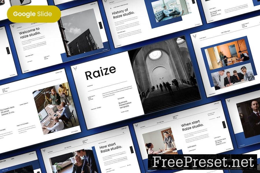 Raize - Business Google Slide Template QKA5Q6A