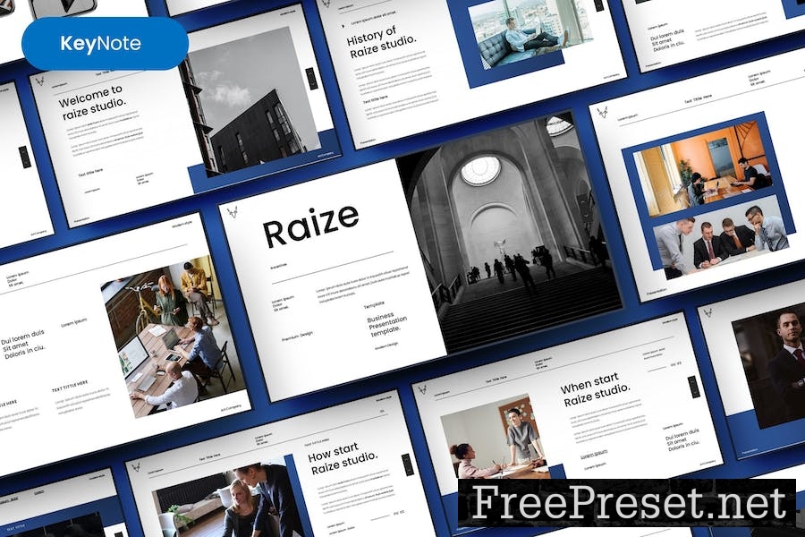 Raize – Business Keynote Template