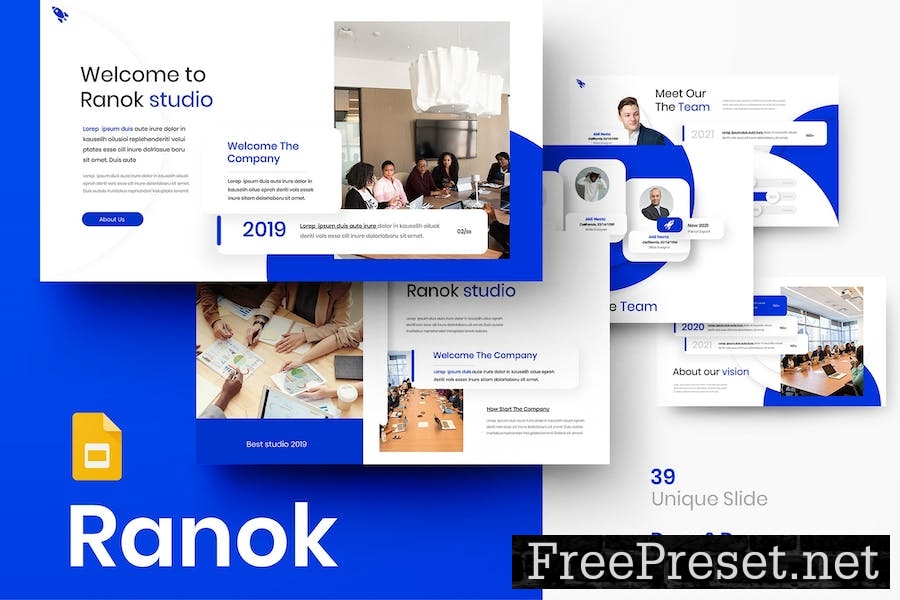 Ranok - Business Google Slide Template TSXNBLA