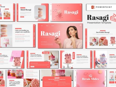 Rasagi - Cake Powerpoint Template 75DAM9L