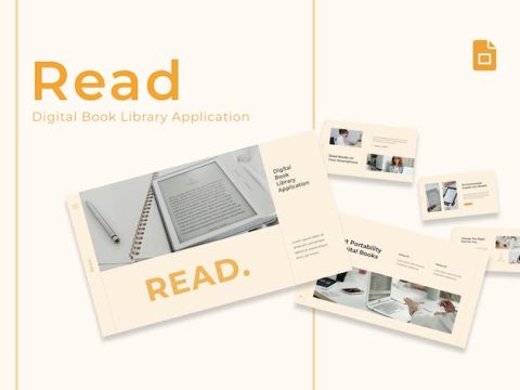 Read - Digital Book Library Application G-Slides WTCGGX2