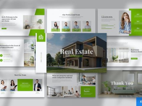 Real Estate I Keynote Template H4QR2YD