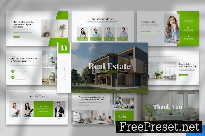 Real Estate I Keynote Template H4QR2YD