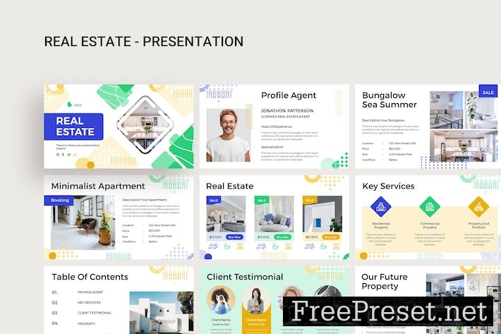 Real Estate Keynote Presentation Template Y6FMLNT