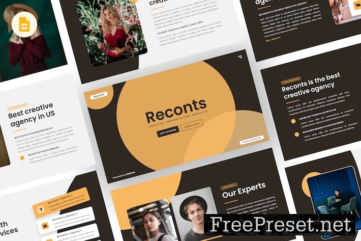 Reconts - Creative Google Slides Template