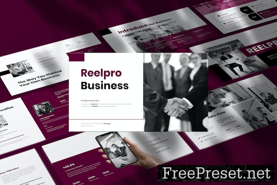 Reelpro - Business Presentation Google Slide