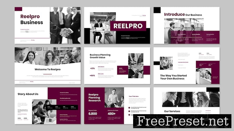 Reelpro - Business Presentation Keynote Template CPW2HED