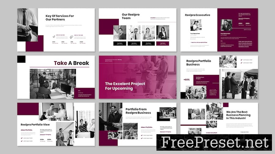 Reelpro - Business Presentation Keynote Template CPW2HED