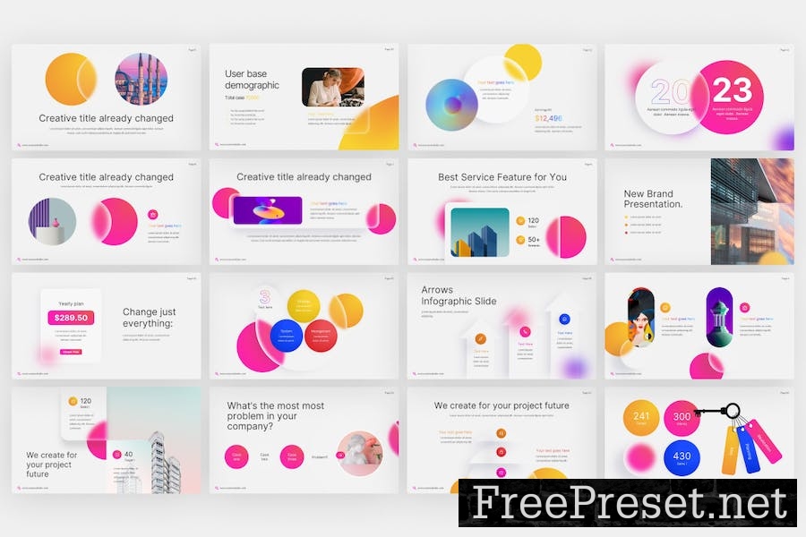 Reglass Glassmorph PowerPoint Template QUWXKBR