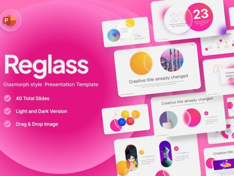 Reglass Glassmorph PowerPoint Template QUWXKBR