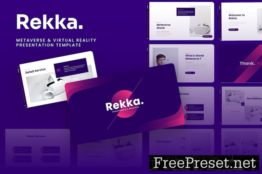 Rekka – Metaverse & Virtual Reality Google Slides JR72GFW