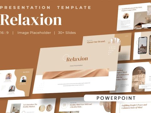 Relaxion - Mindful Clean Informative Powerpoint UP6PZDE