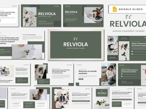 Relviola - Aesthetic Google Slides Template UCRKSRX